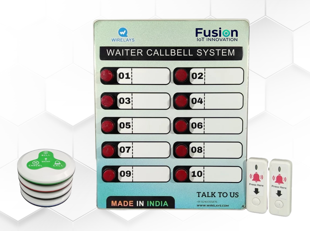 Wireless Waiter Call Bell System